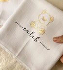 Kit de Fraldinha Personalizado com Nome do Bebê | 6 Peças Personalizadas