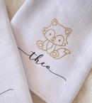 Kit de Fraldinha Personalizado com Nome do Bebê | 6 Peças Personalizadas