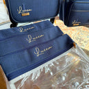 Kit Saquinhos Maternidade Linho Azul Marinho